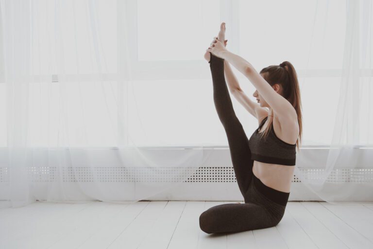 Heron Pose Yoga
