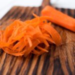 Carrot Ribbons With Lime Dressing and Poppy and Sesame Seeds