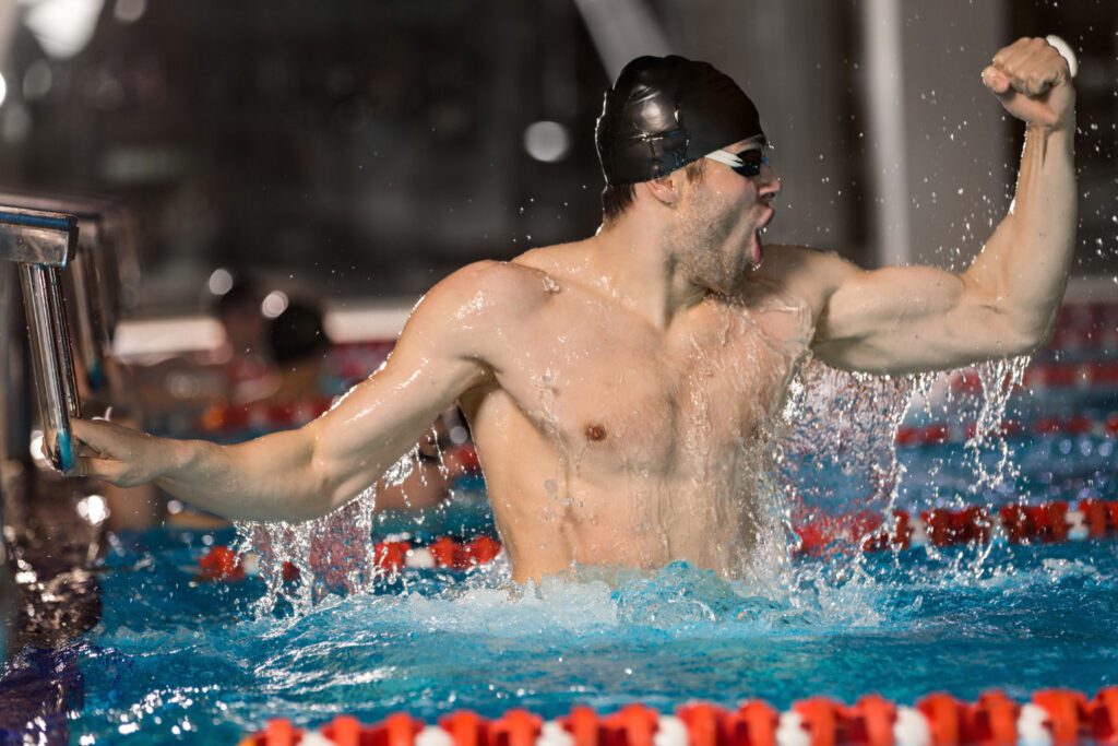 exercises in the gym for swimmer